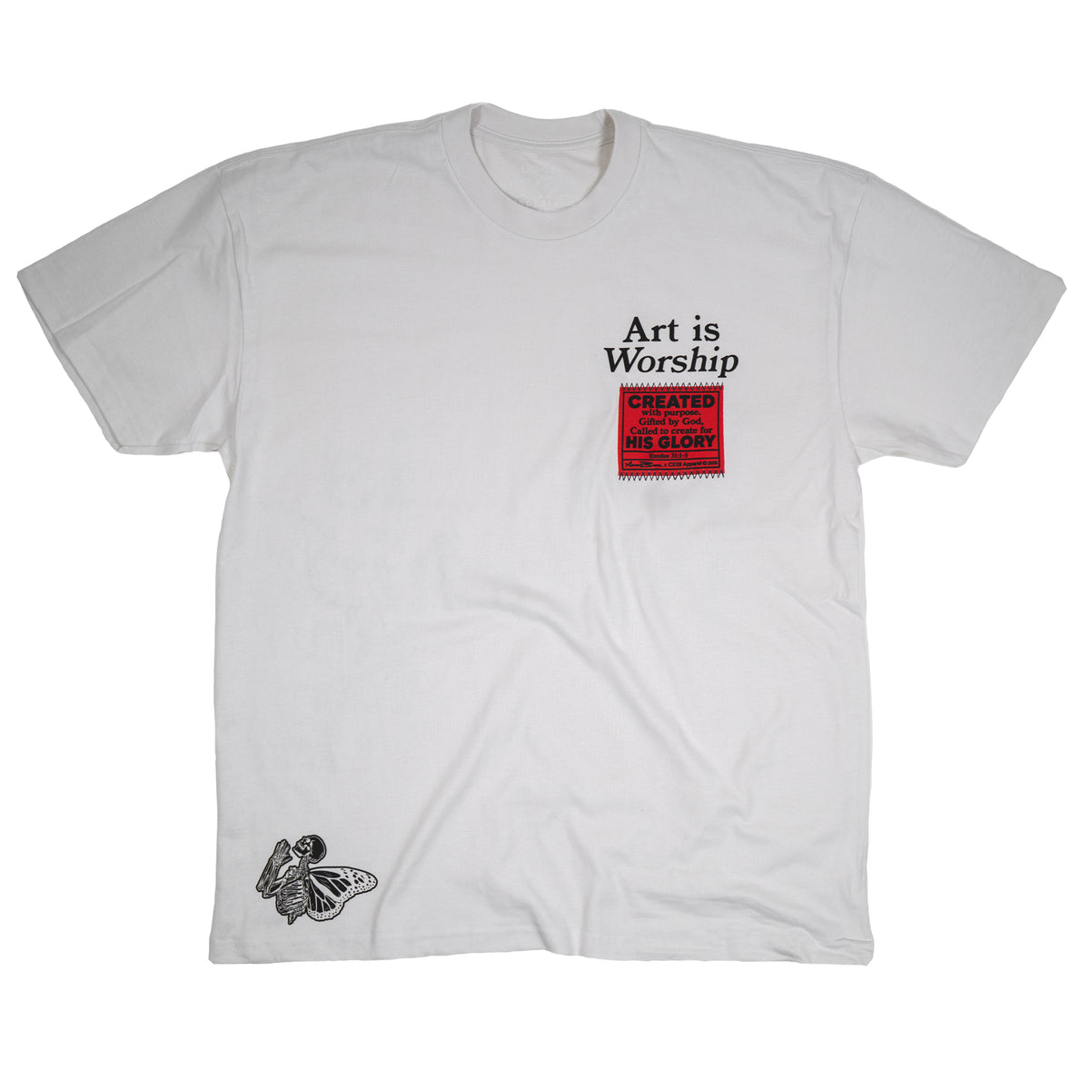 Art is Worship Bone Street Tee