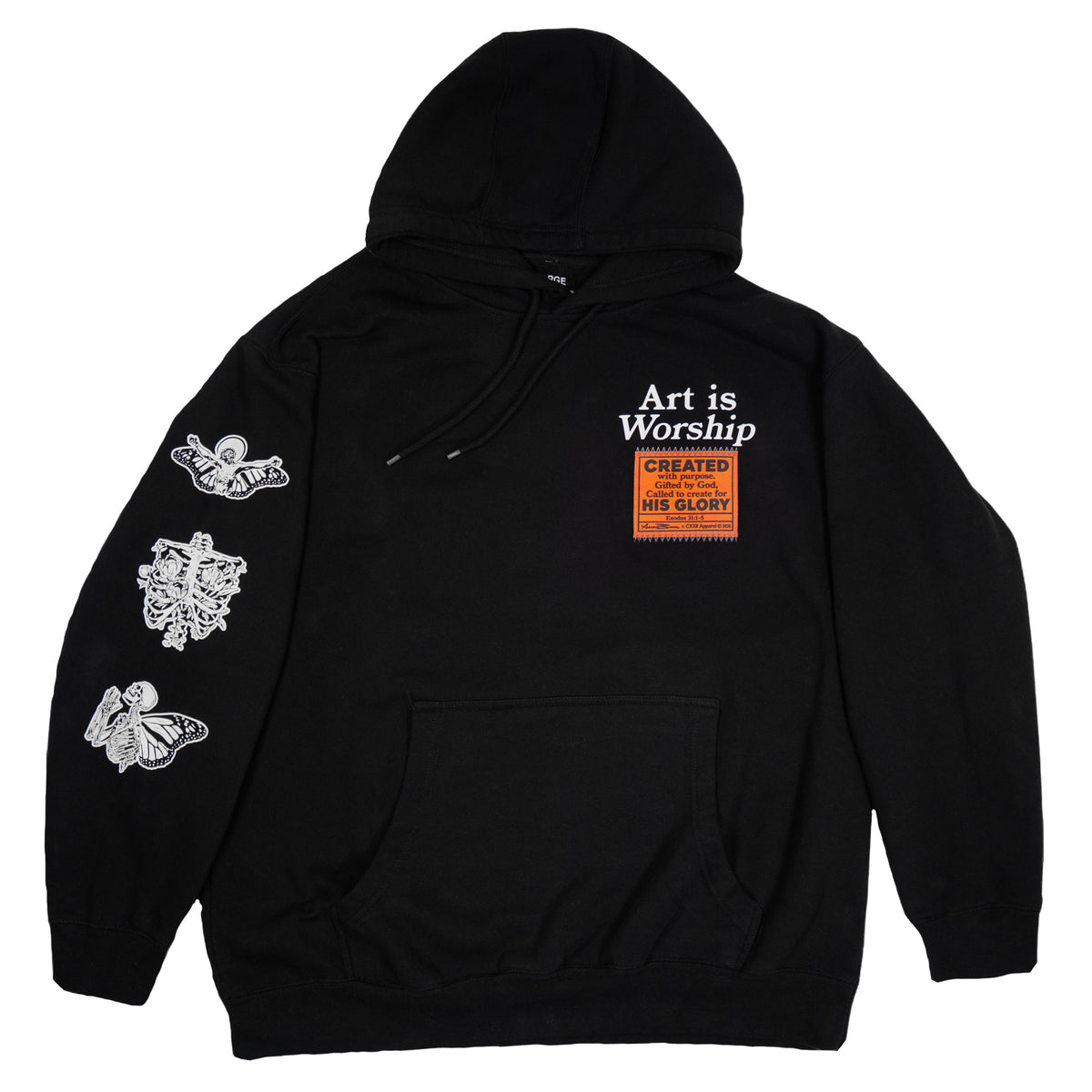 Art is Worship Black Hoodie