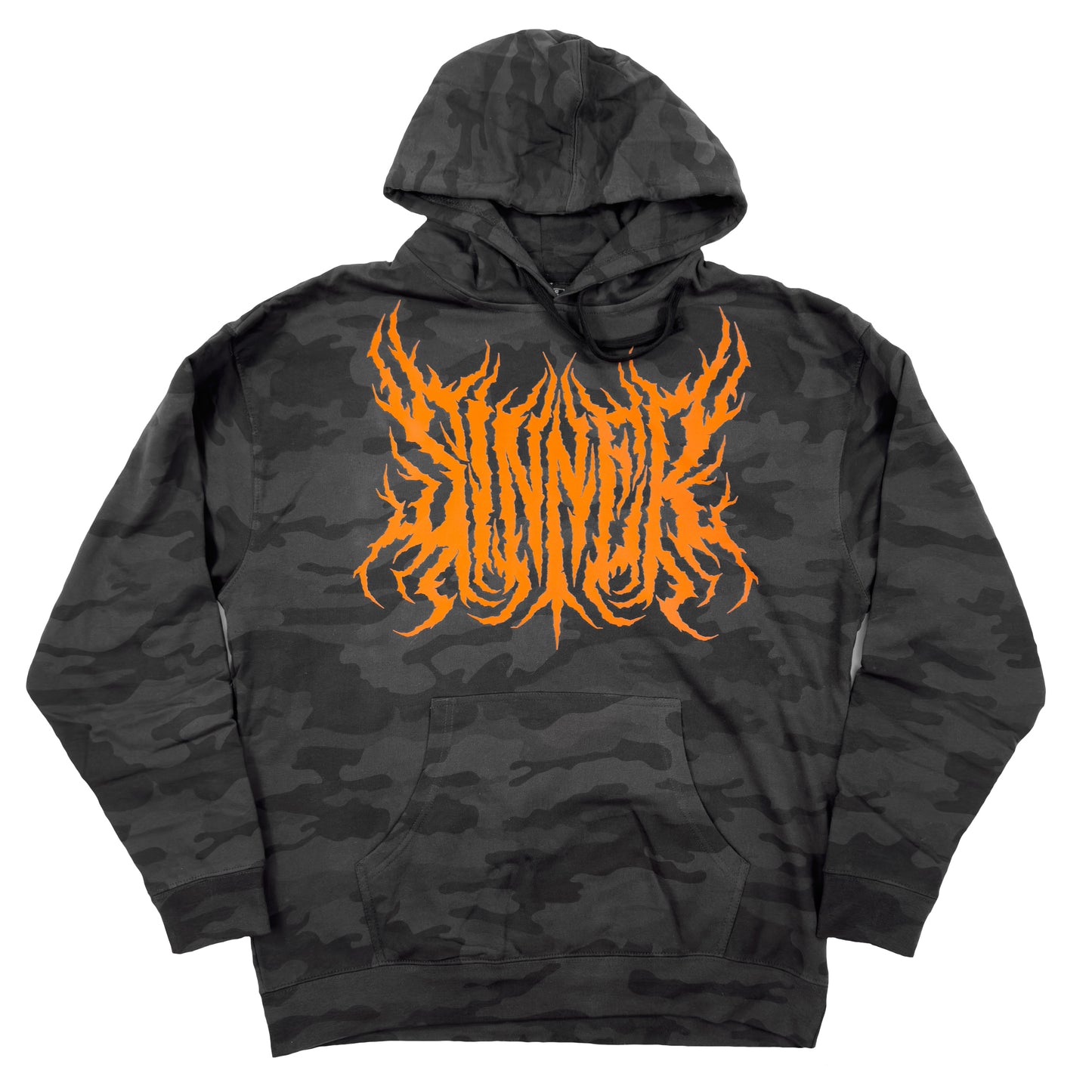 Sinner | Forgiven "Metal Edition" Black Camo Hoodie