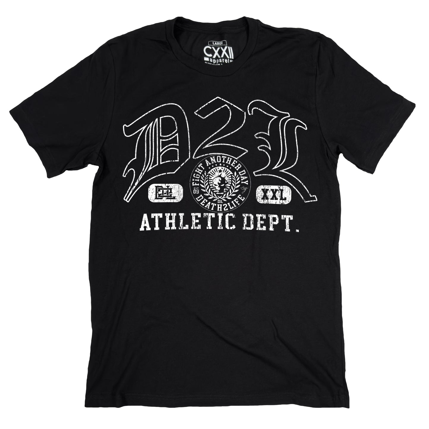 D2L Gothic Athletic Dept. Black Tee