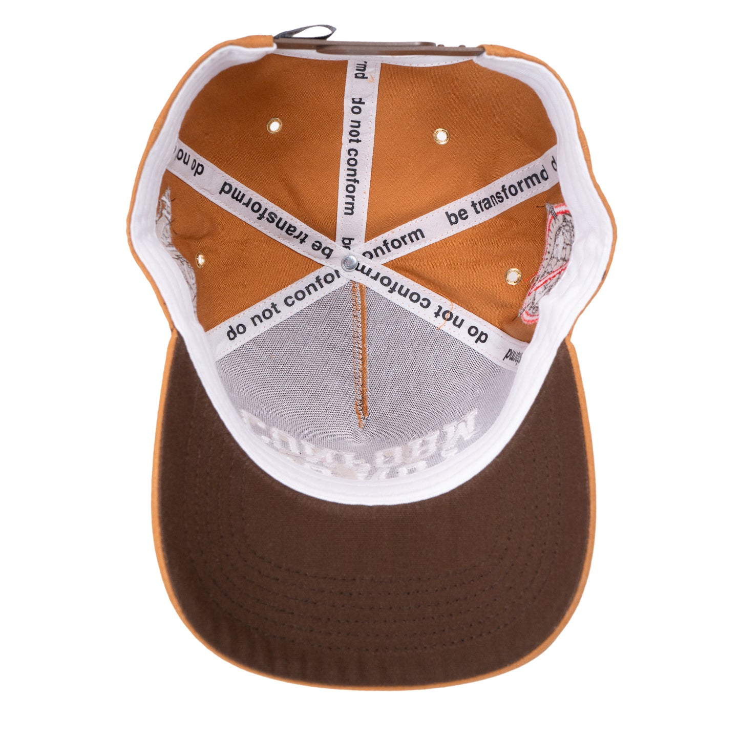 Do Not Conform "ndsᴉpǝ poʍu" WorkWear Curved Bill Snapback