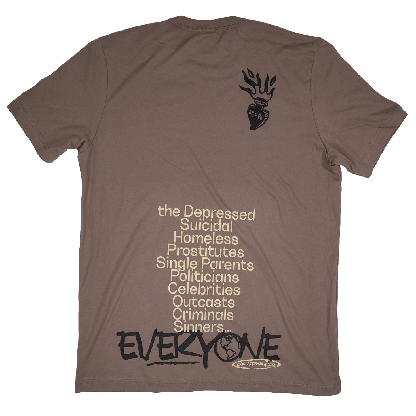 For God So Loved... Vintage Brown Tee