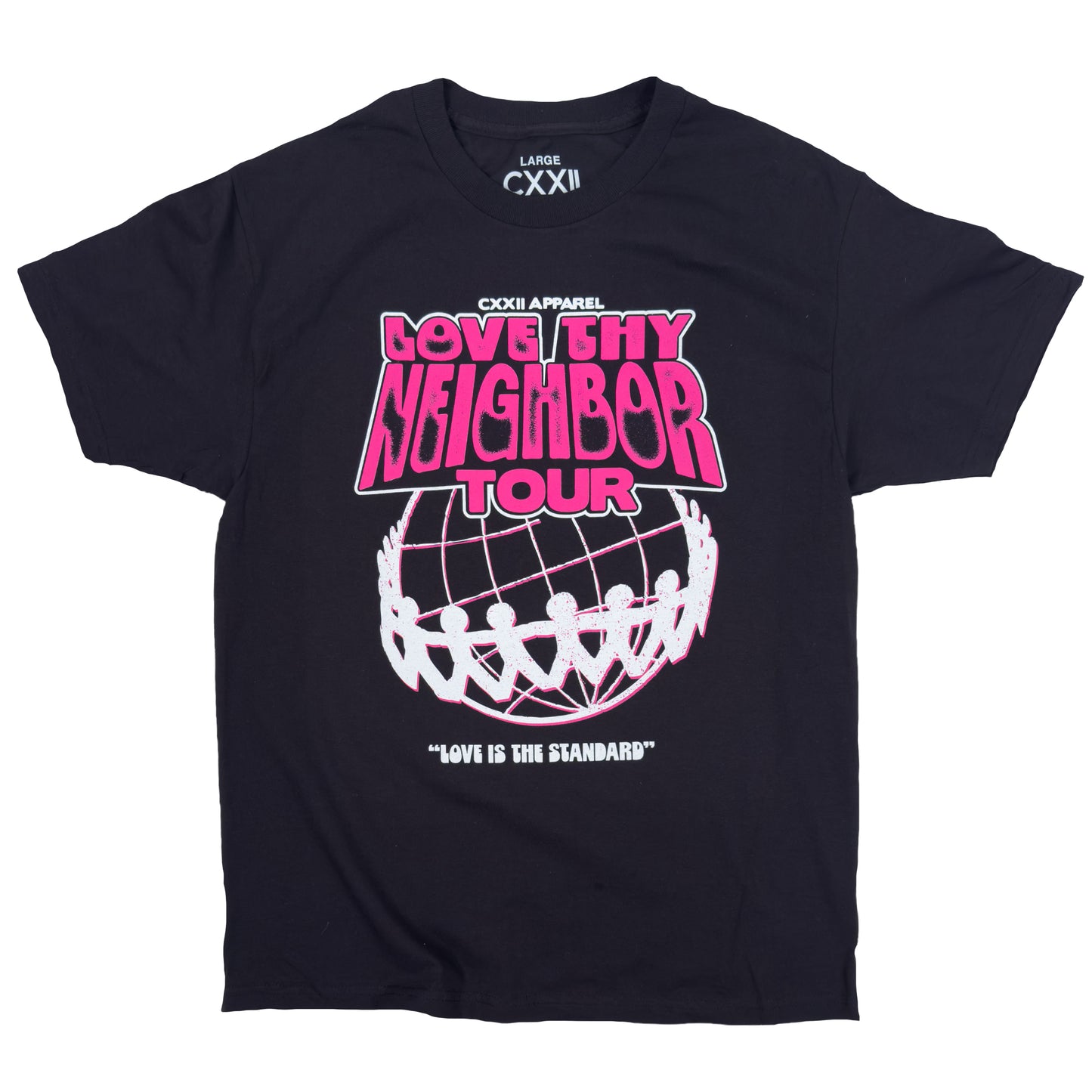 Love Thy Neighbor Tour Black Tee