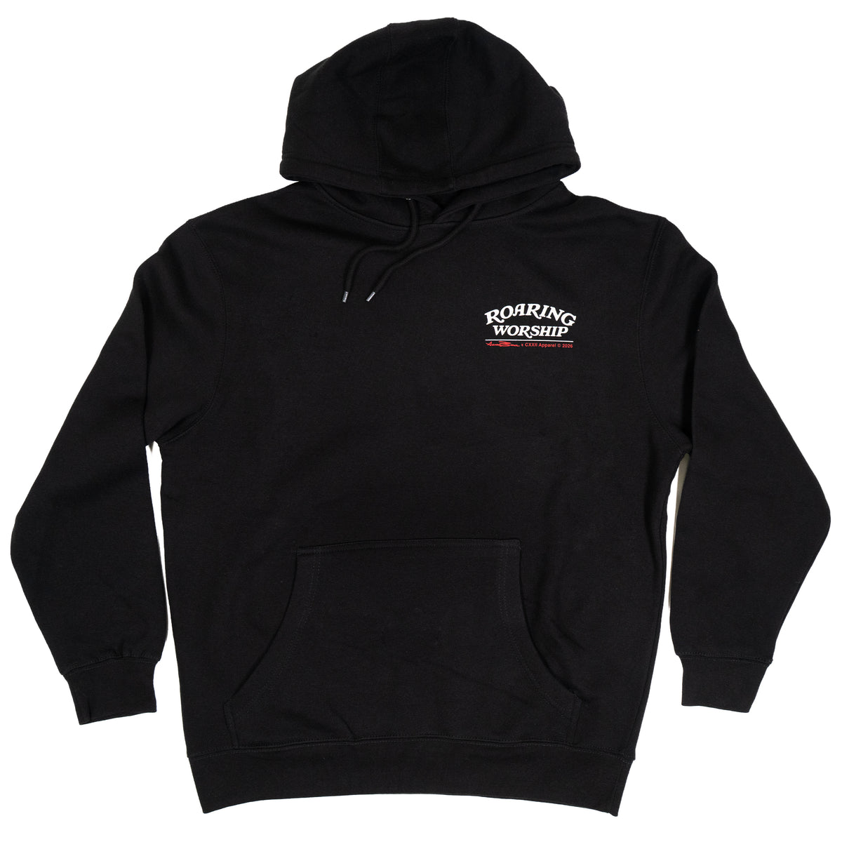 Roaring Worship Black Hoodie