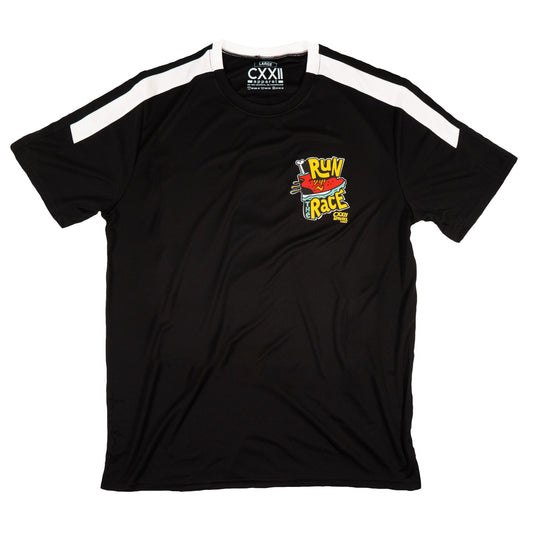 Run The Race Black Running Tee