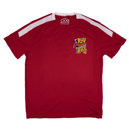 Run The Race Red Running Tee