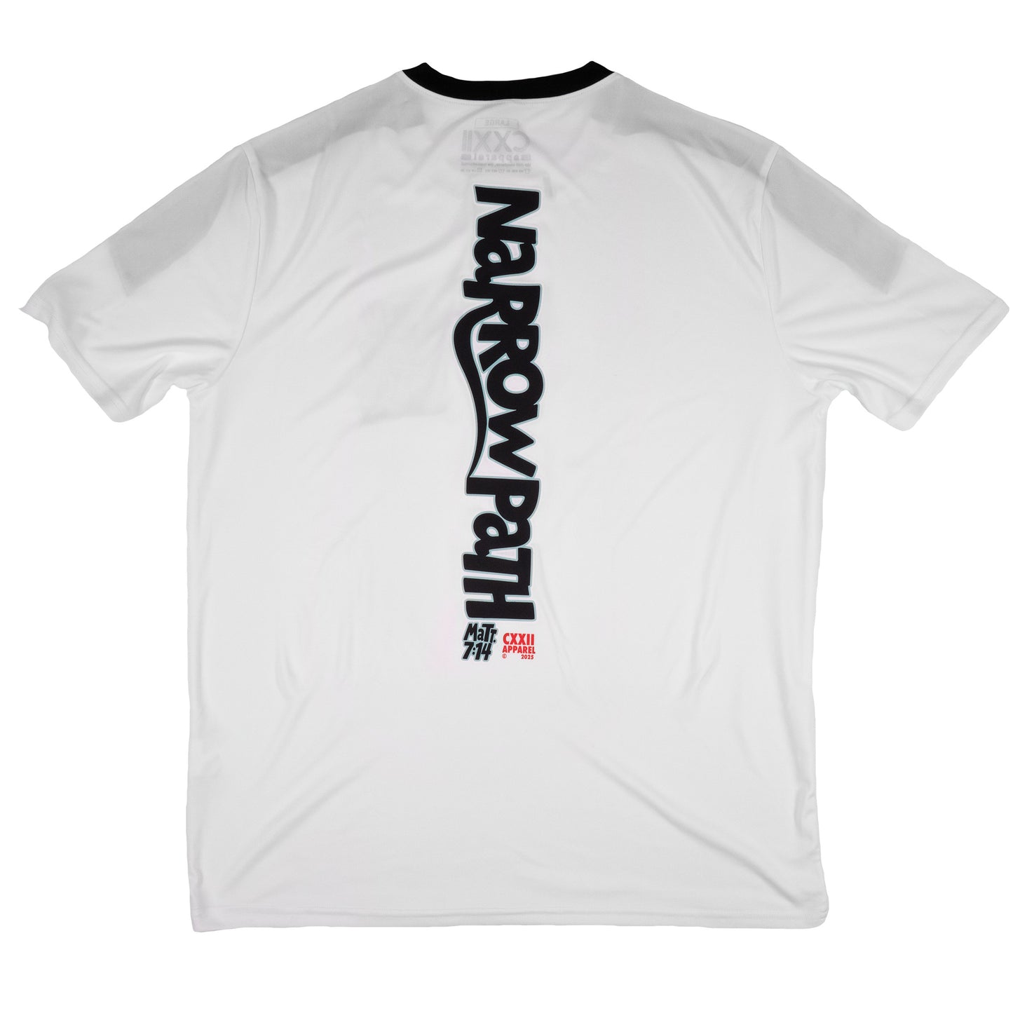 Run The Race White Running Tee