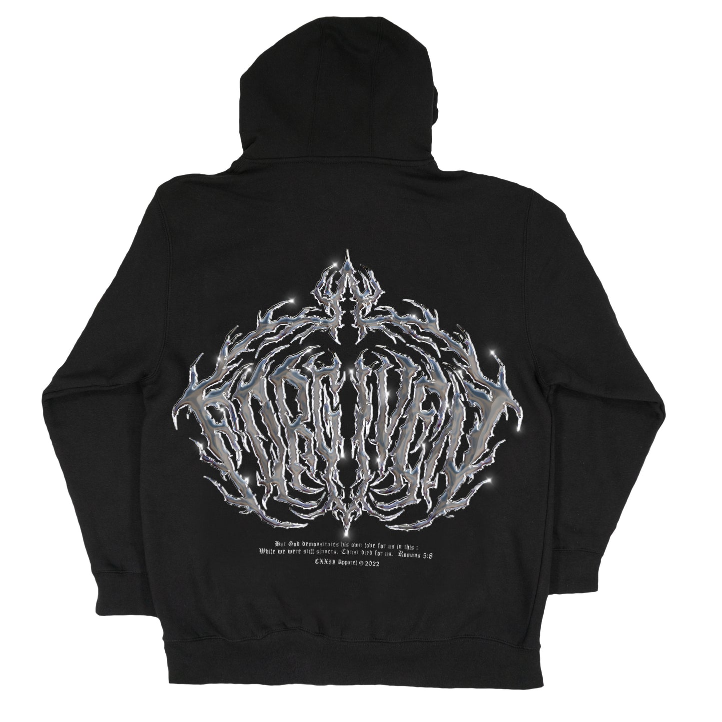 CXXII Sinner / Forgiven Chrome Metal Edition Hoodie