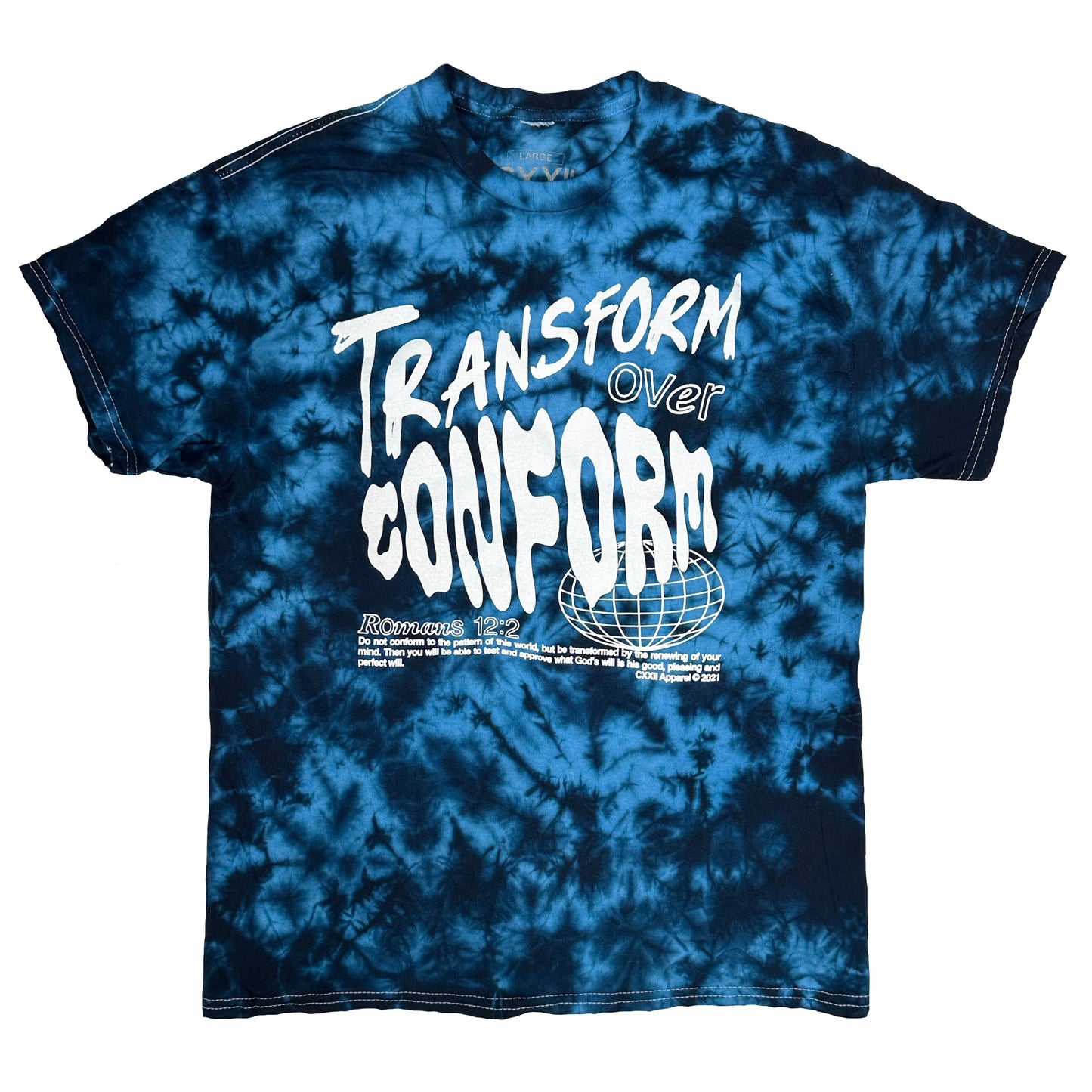 Transform Over Conform Blue Crystal Street Tee