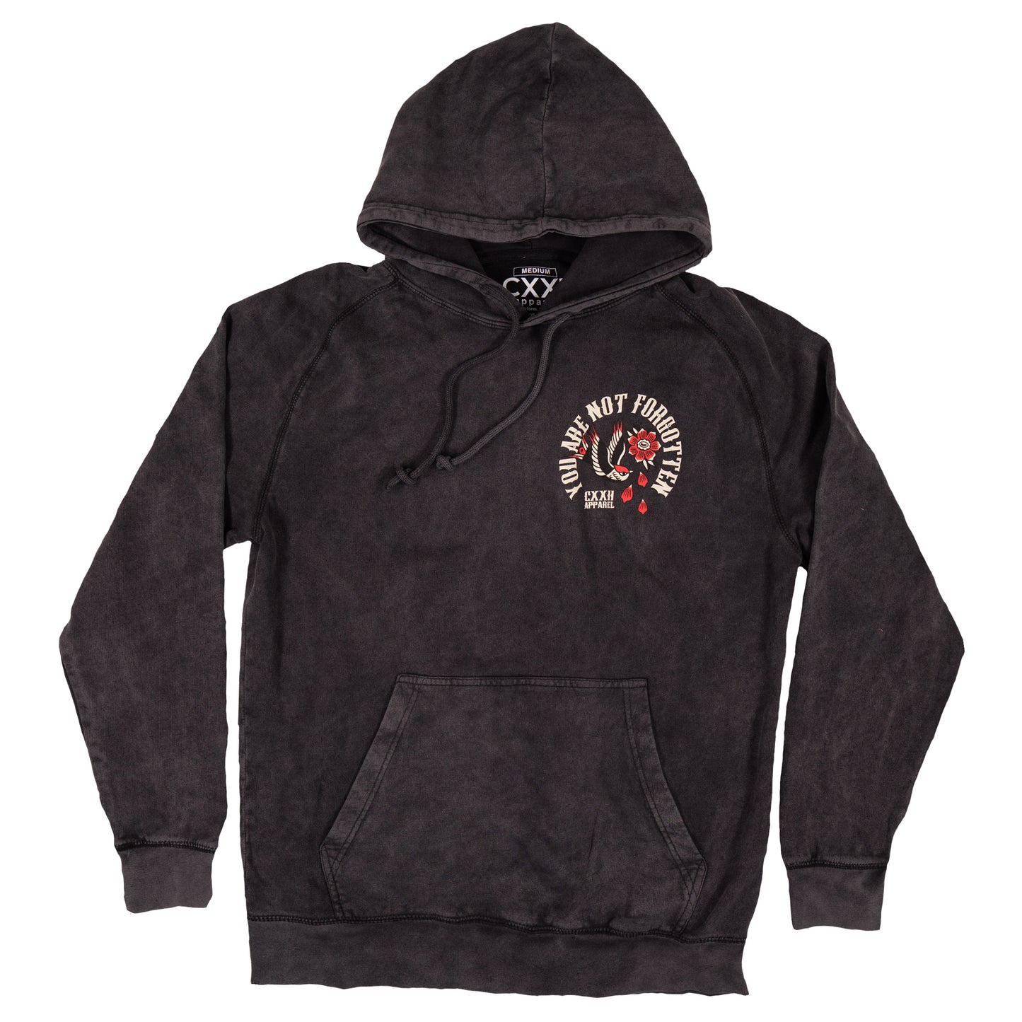 You Are Not Forgotten Vintage Black Hoodie