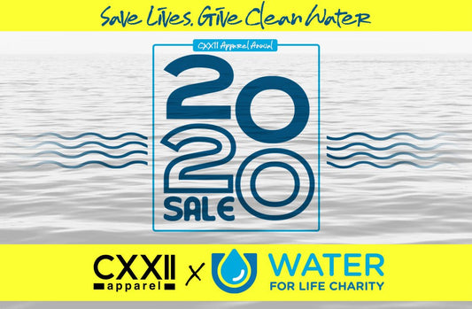 Learn About Water For Life Charity - CXXII Apparel 2024 20/20 Sale