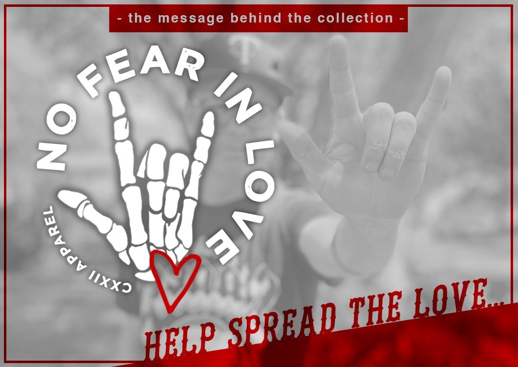 The Message - Meaning behind "No Fear In Love" Collection.