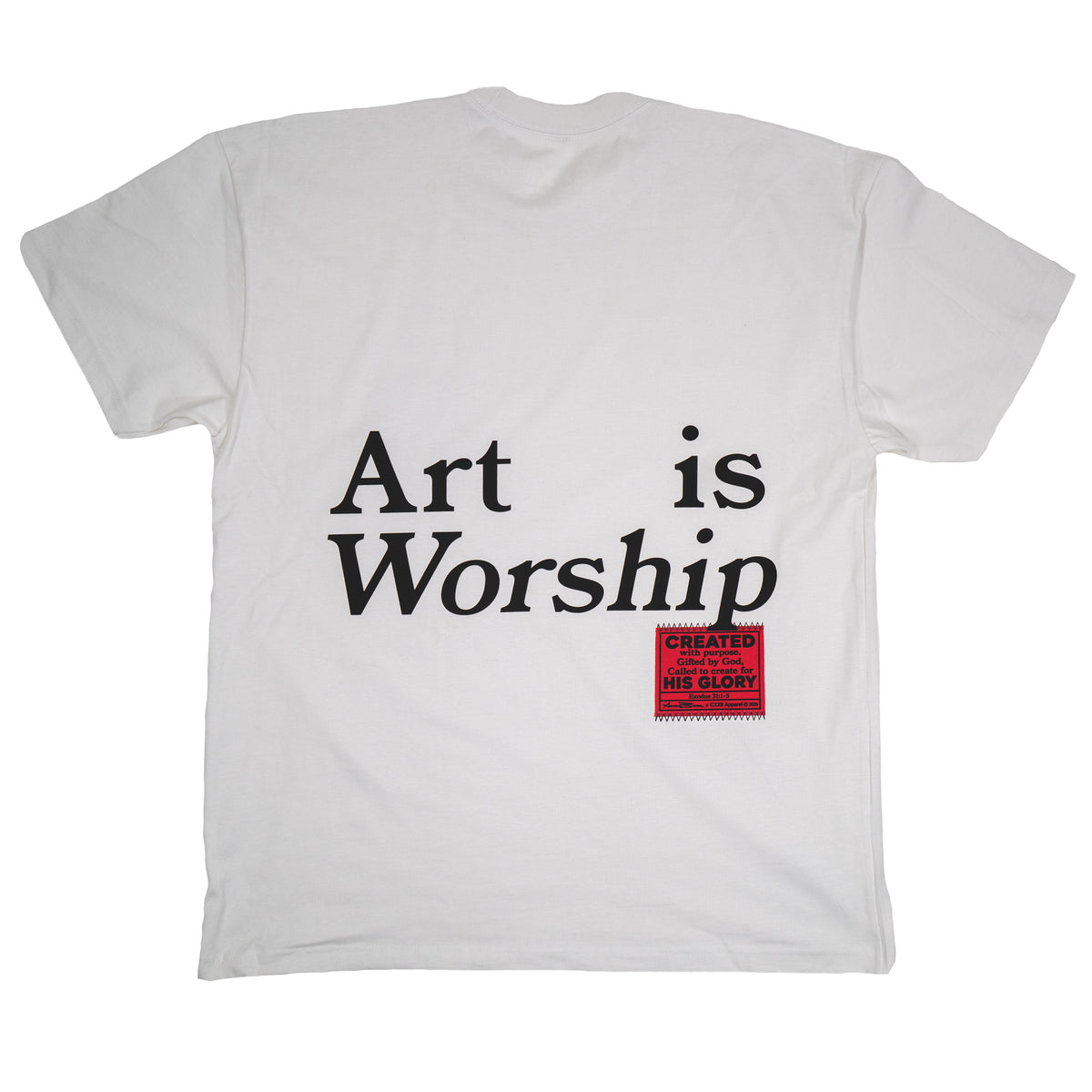 Art is Worship Bone Street Tee