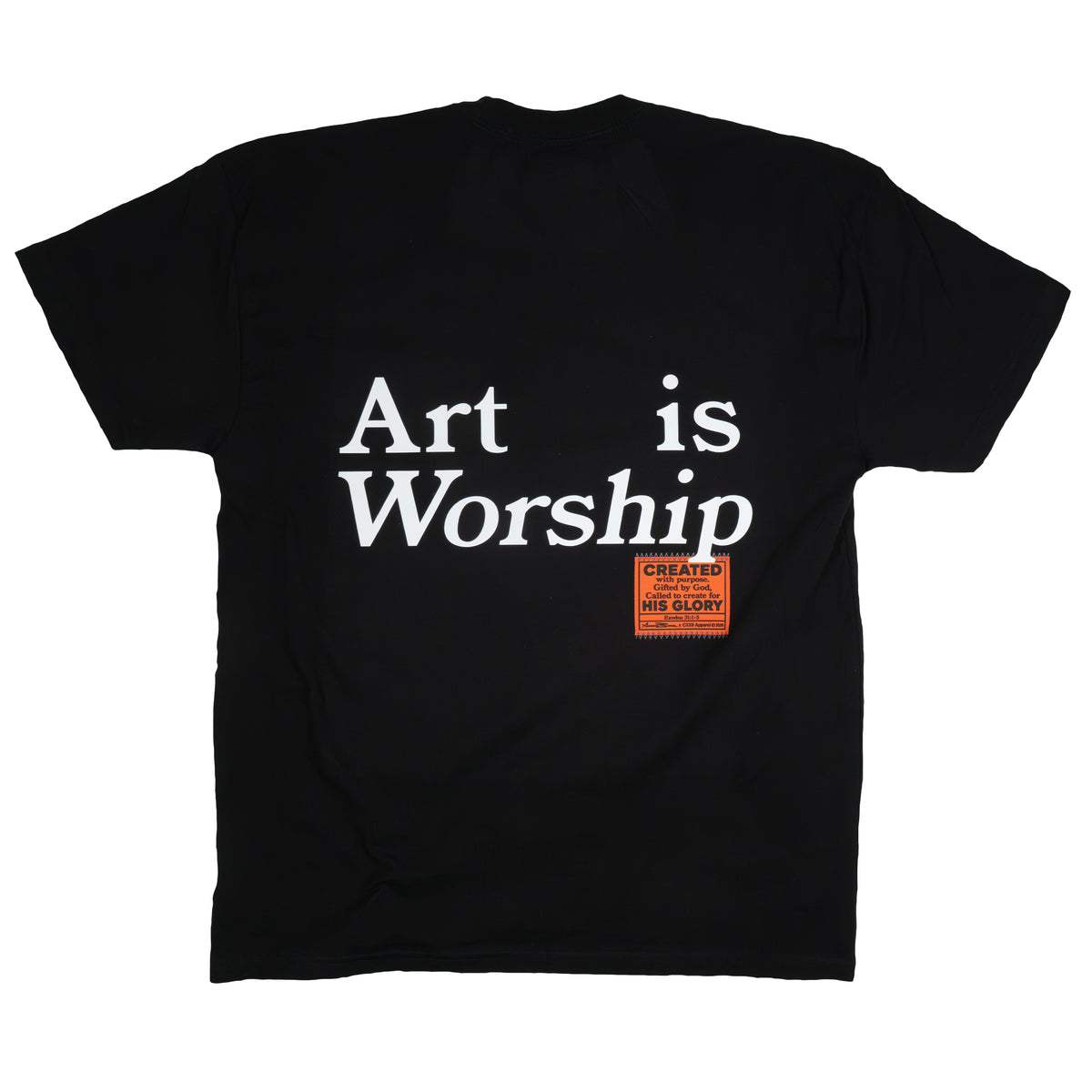 Art is Worship Black Street Tee