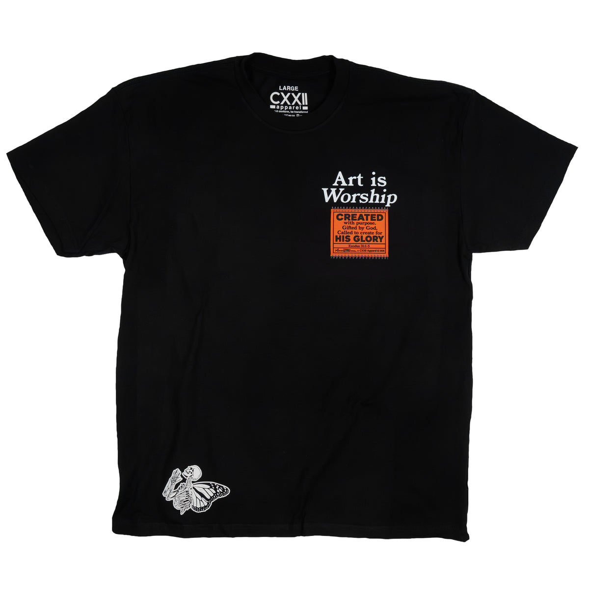 Art is Worship Black Street Tee