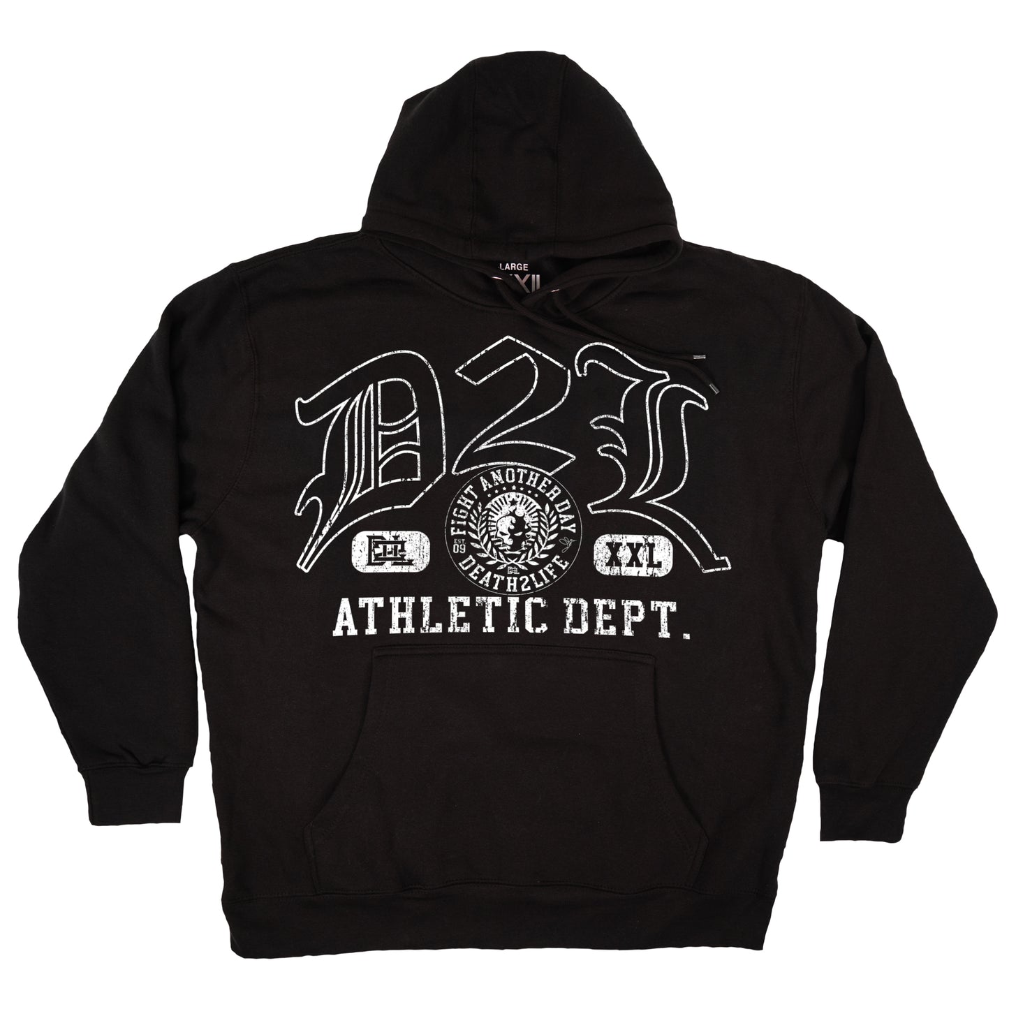 D2L Gothic Athletic Dept. Black Hoodie