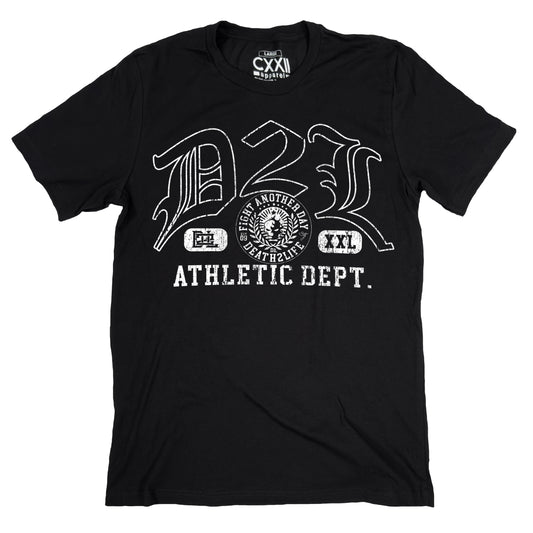 D2L Gothic Athletic Dept. Black Tee