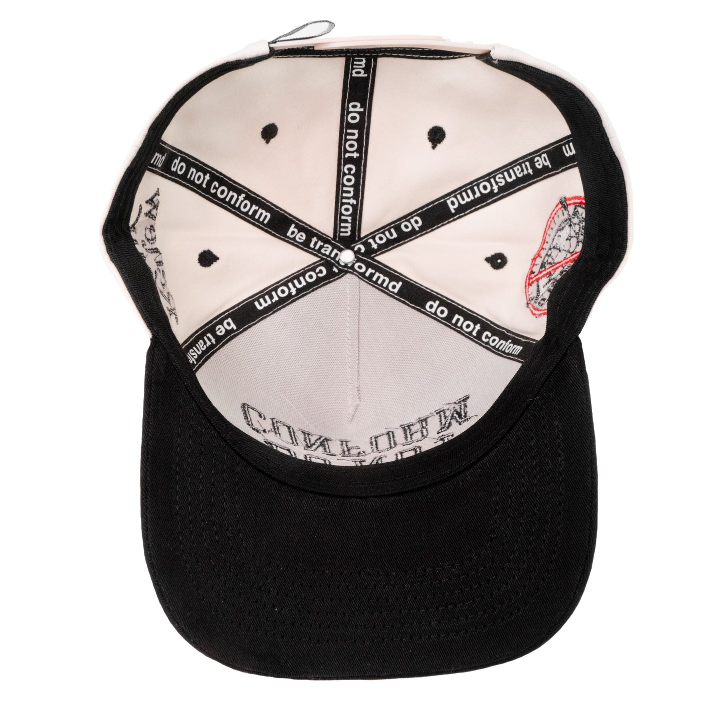 Do Not Conform "ndsᴉpǝ poʍu" Curved Bill Snapback