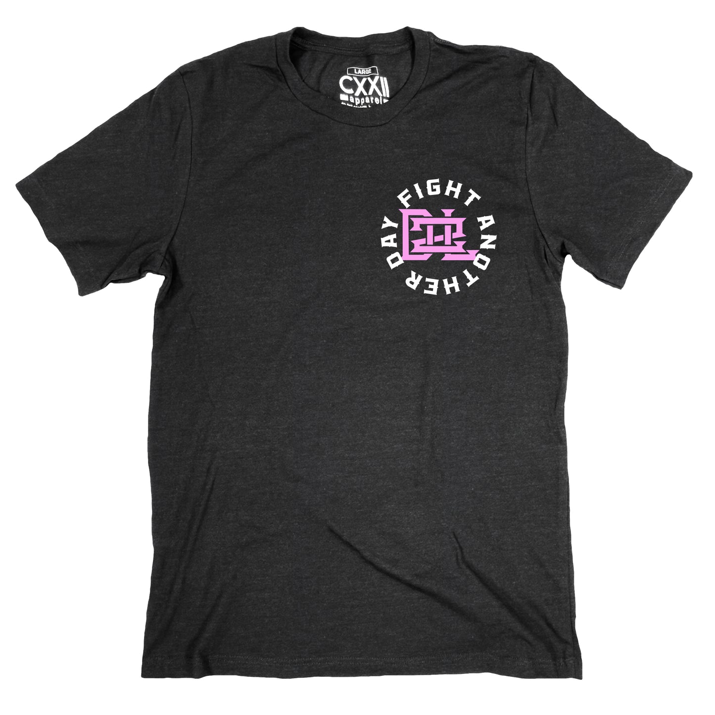 D2L Fight Another Day Deep Heather Tee