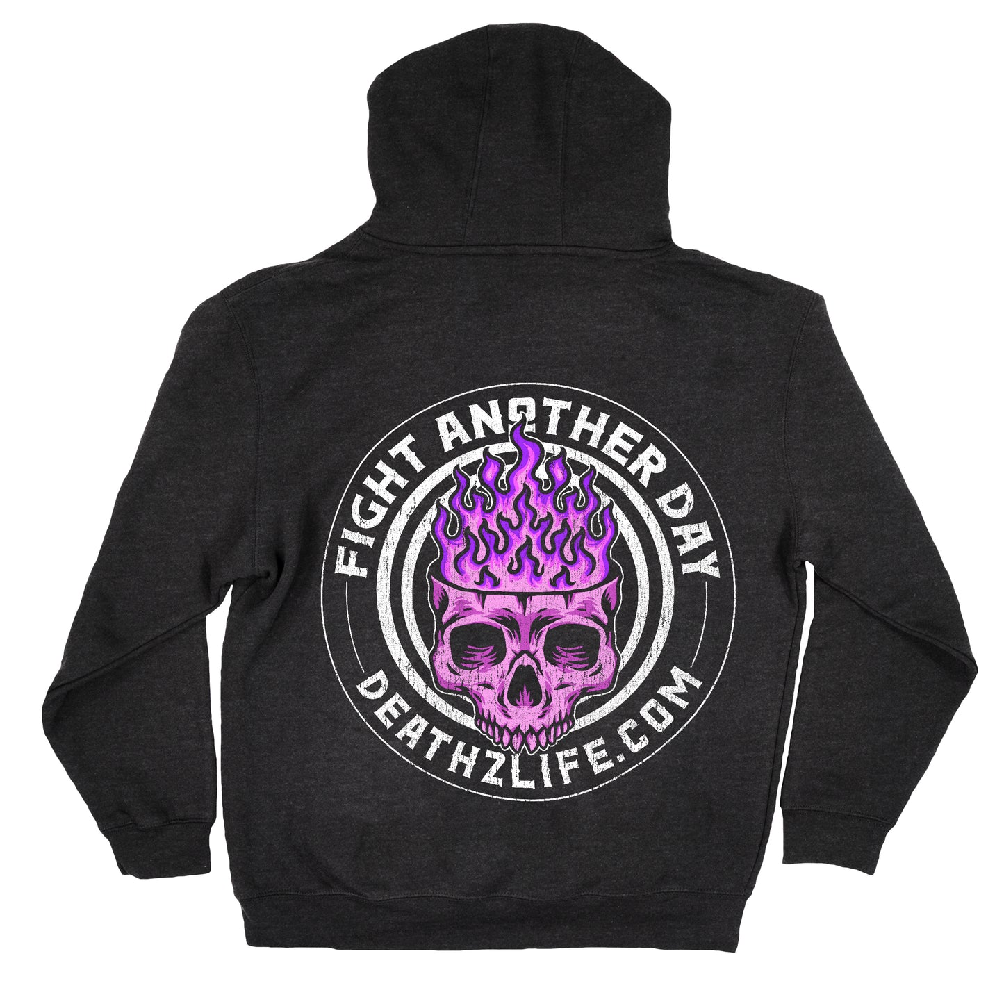 D2L Fight Another Day Charcoal Heather Hoodie