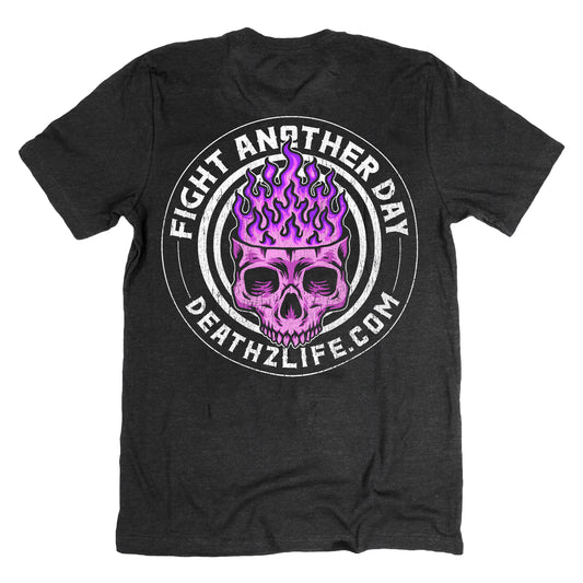 D2L Fight Another Day Deep Heather Tee