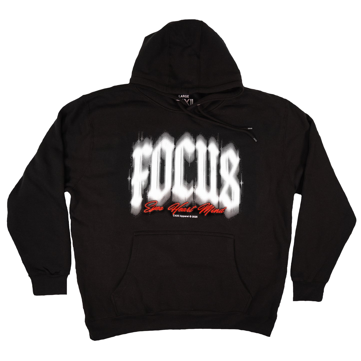 Out of Focus Black Hoodie