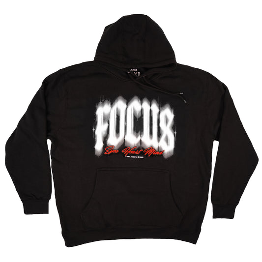 Out of Focus Black Hoodie