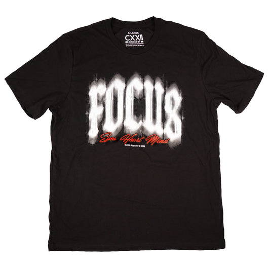Out of Focus Black Tee