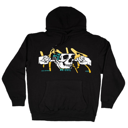 Hear No Evil Black Hoodie