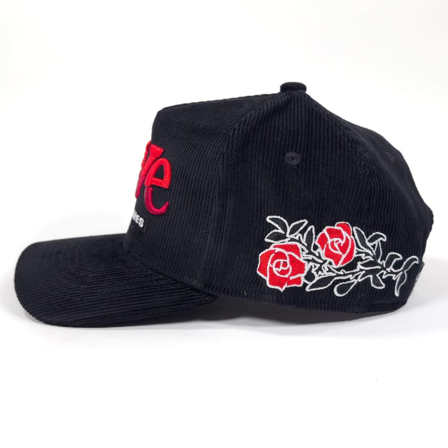 Love At All Times Black Curved Bill Snapback