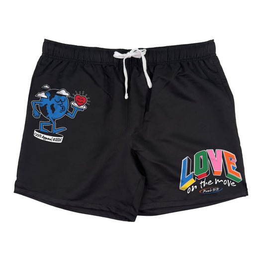 Love On The Move Streetwear Running Shorts