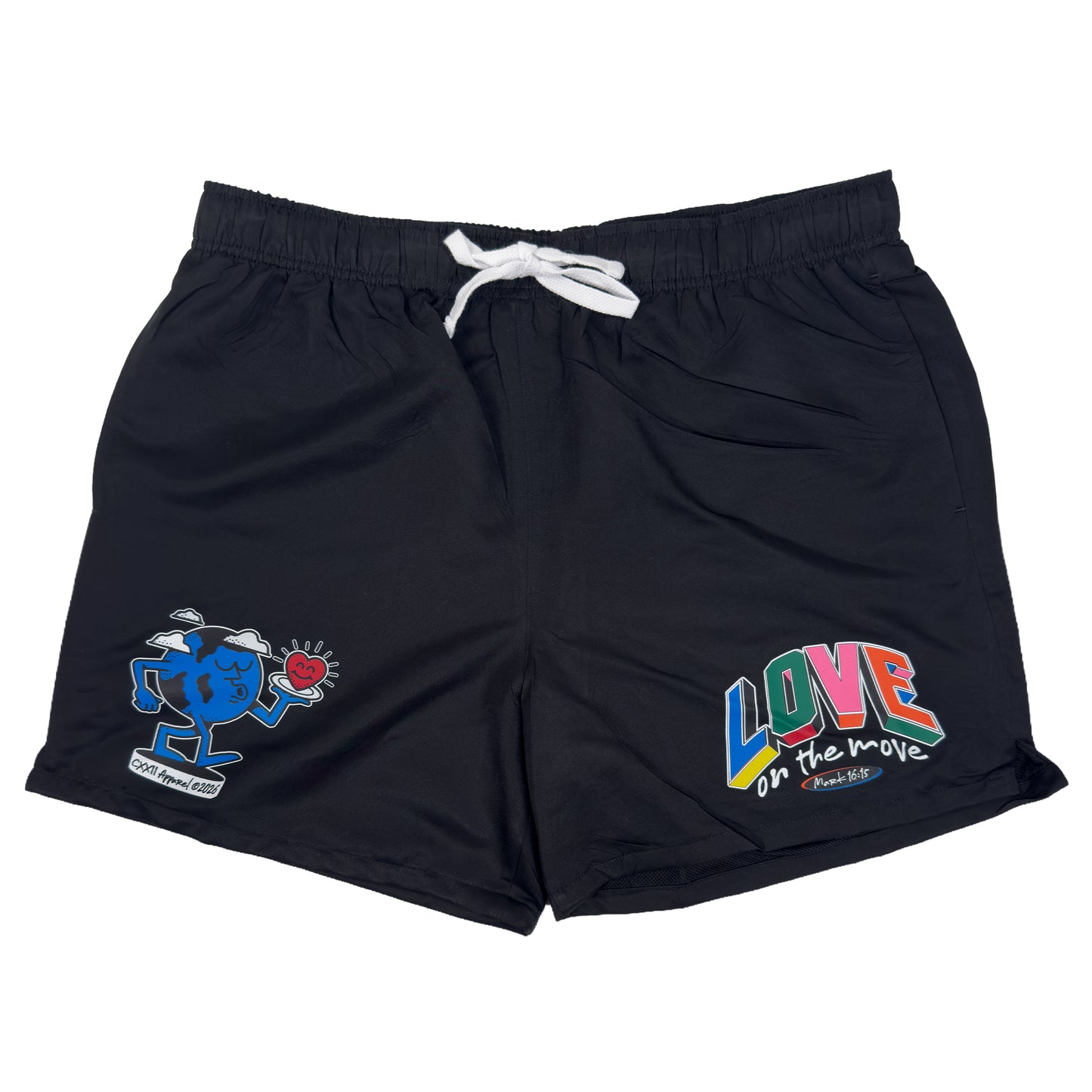 Love On The Move Streetwear Running Shorts