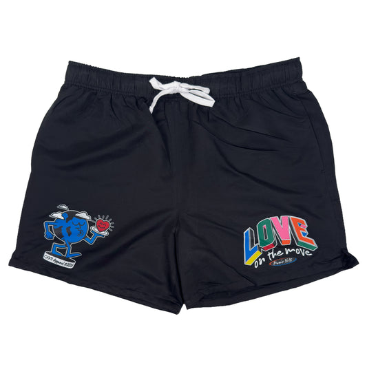 Love On The Move Streetwear Running Shorts