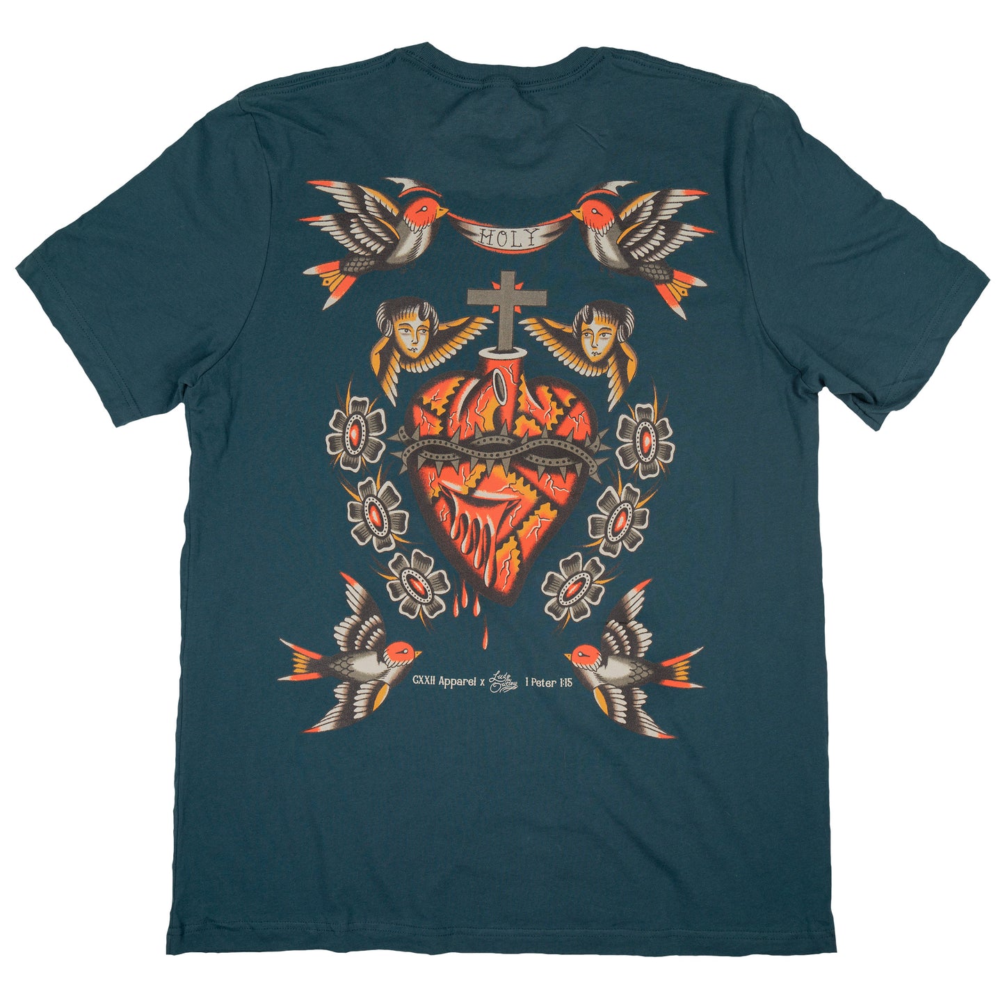 Holy,Holy,Holy Atlantic Blue Tee