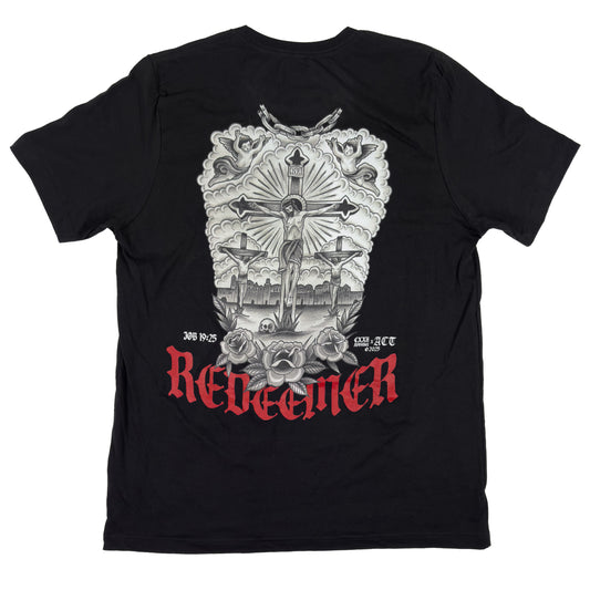 My Redeemer Lives Black Tee