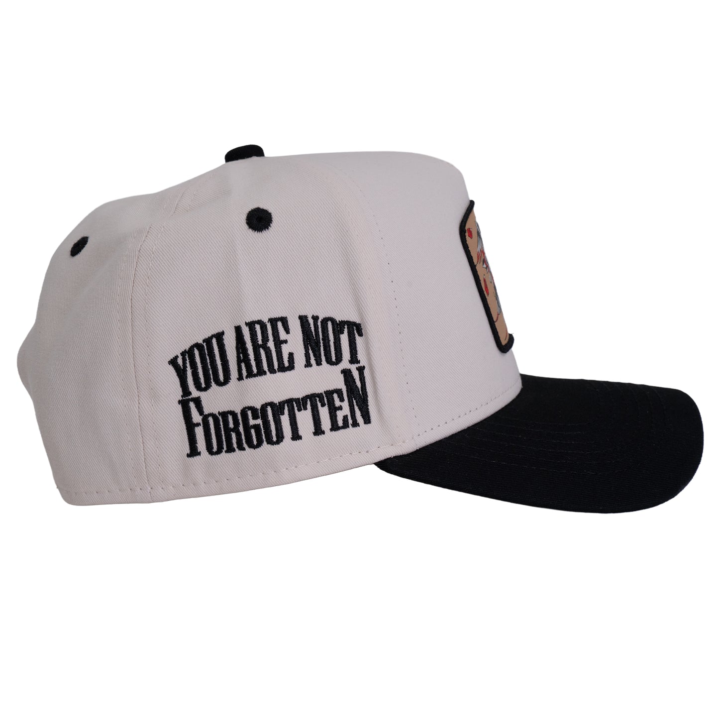 You Are Not Forgotten Blk/Natural Curved Bill Snapback