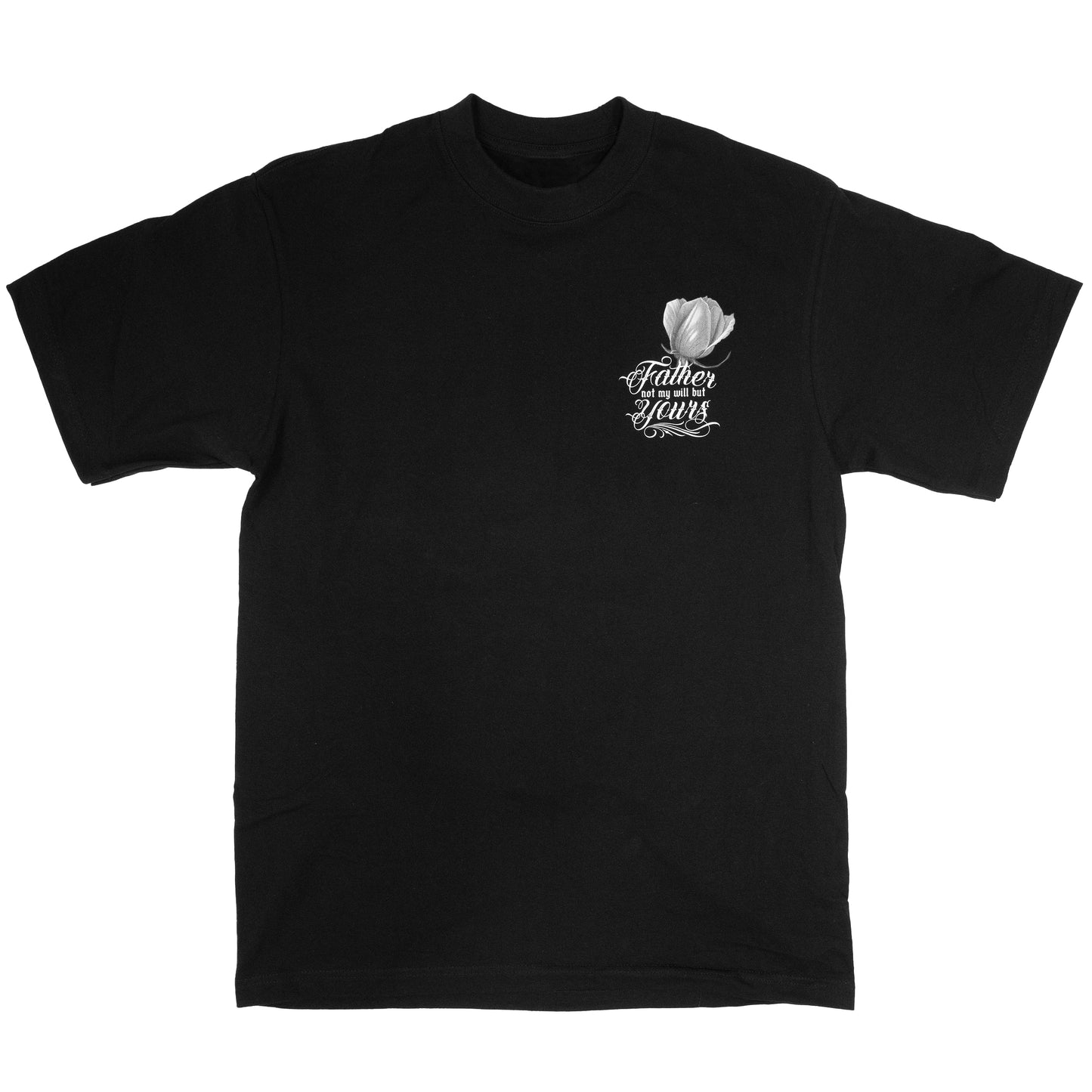 "Your Will Be Done" Black Heavy Weight Street Tee