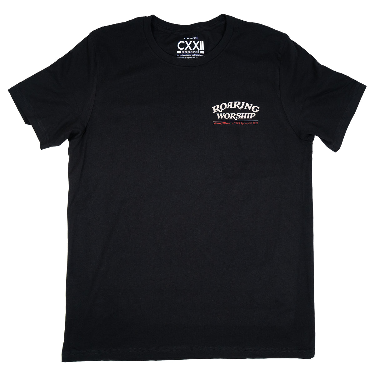 Roaring Worship Black Tee