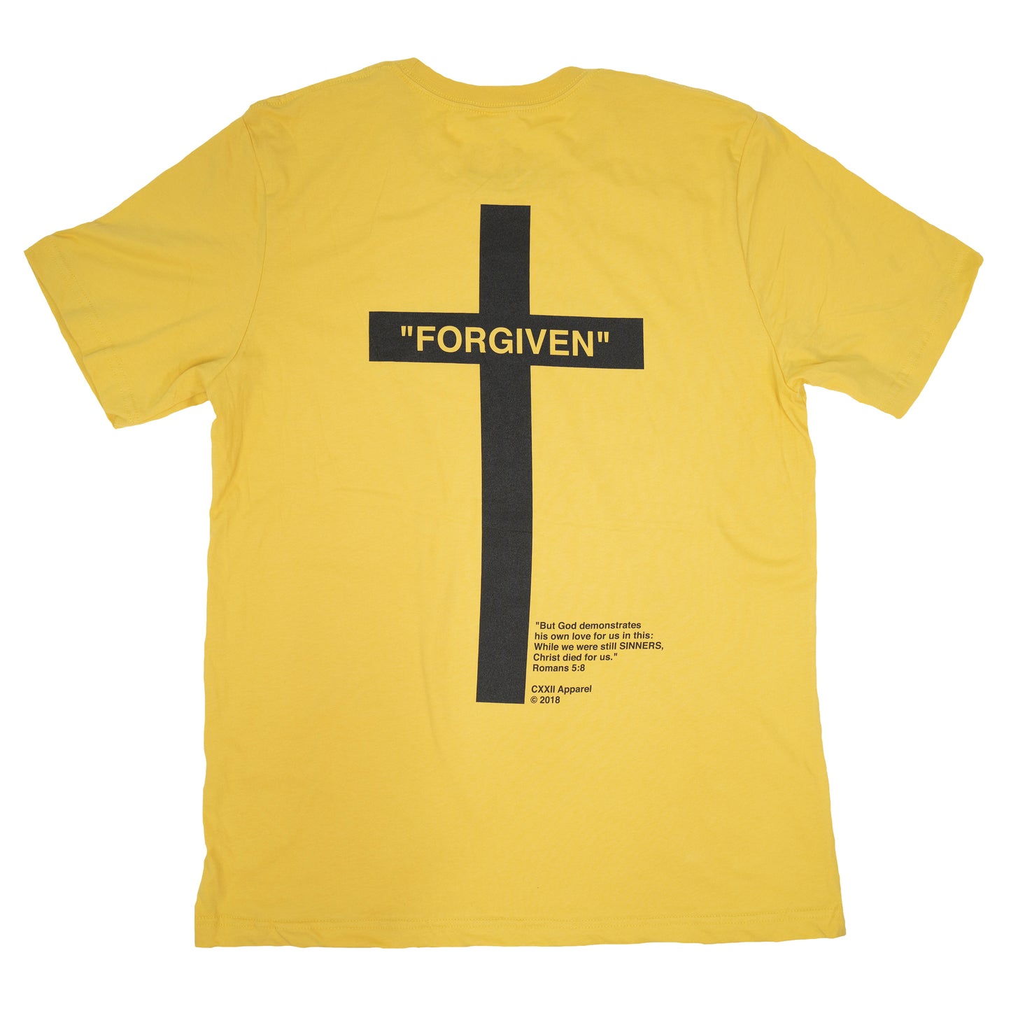 Sinner | Forgiven CMYK Yellow "Minimalist" Tee