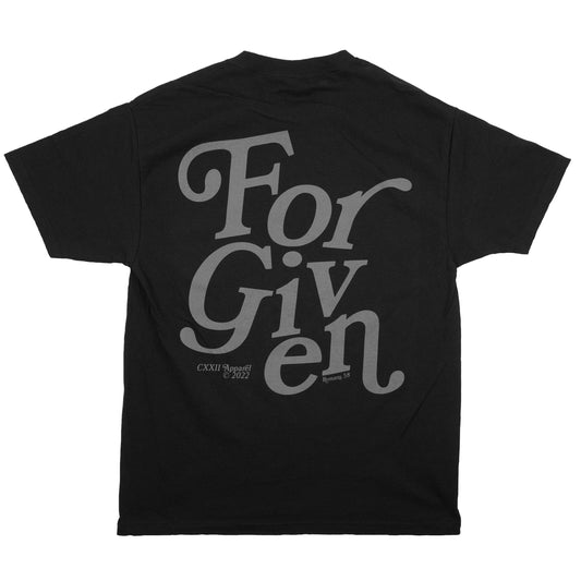 Sinner | Forgiven Retro Carbon Black Street Tee