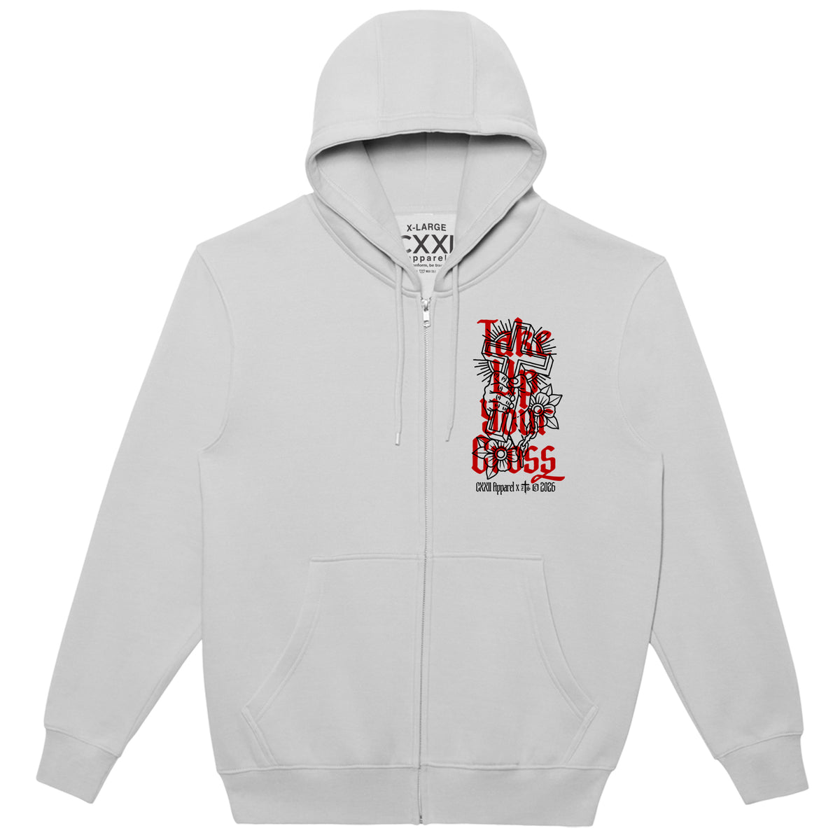 CTA Collection x Zack Smith "Take Up Your Cross" Zip-Up Hoodie
