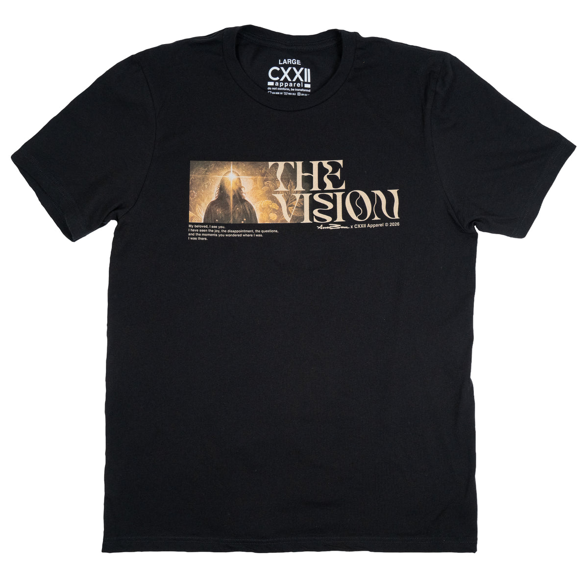 The Vision Black Tee
