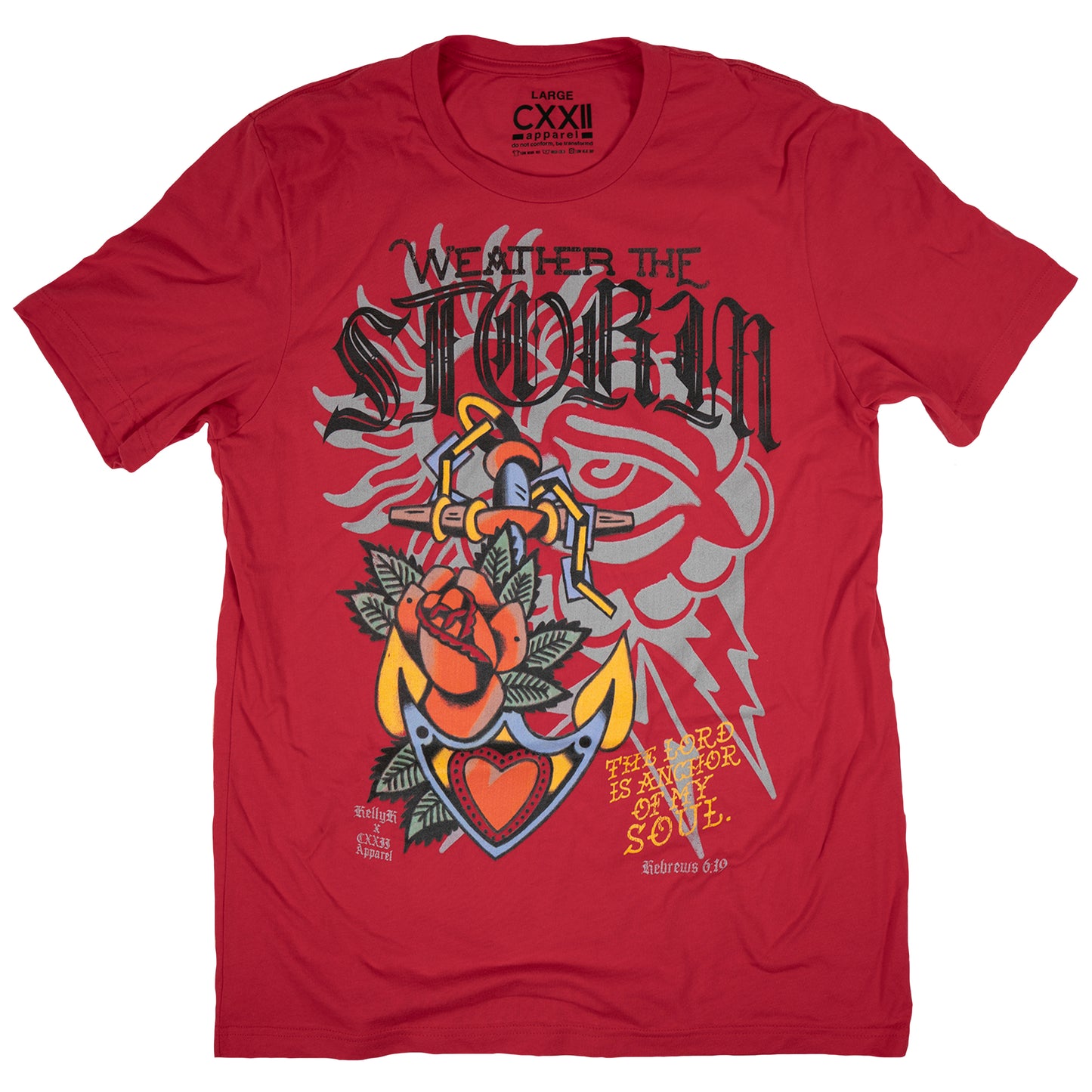 CXXII x KellyK "Weather The Storm" Tee