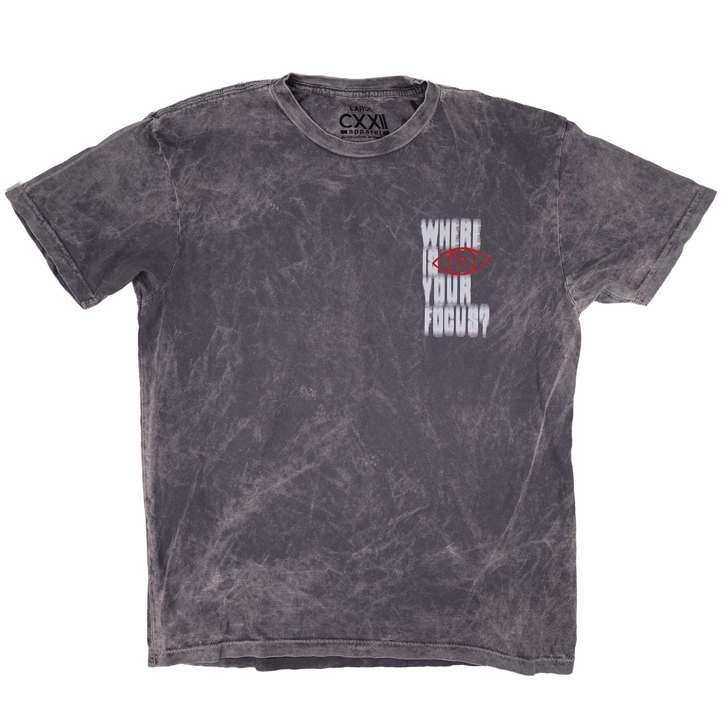 Where is your Focus Cloud Rock Tee – CXXII Apparel