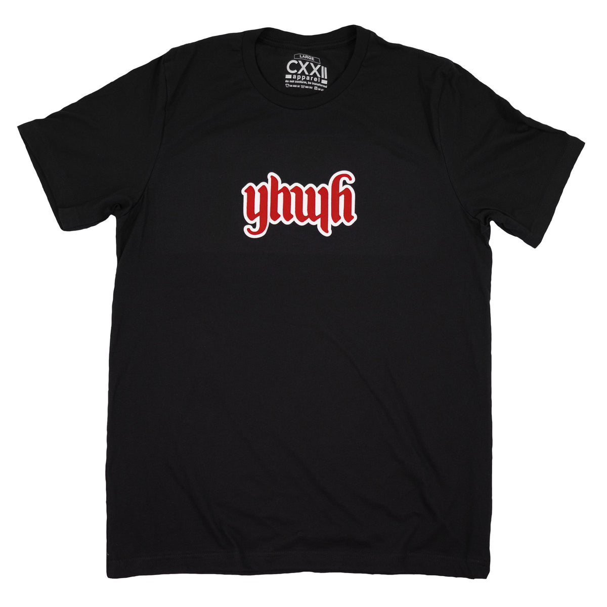 YHWH_BlkTee_Front_Final_2500. 