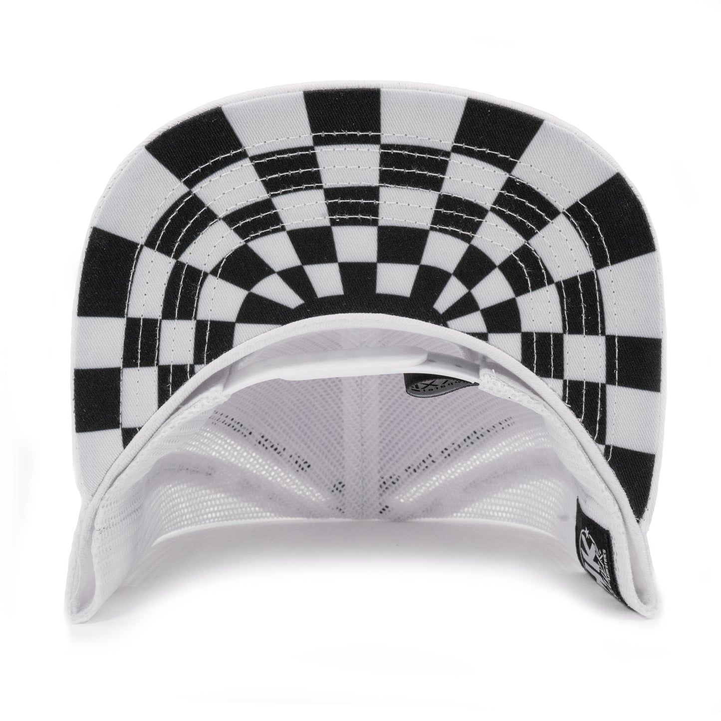 YHWH 7 Panel White Trucker Hat