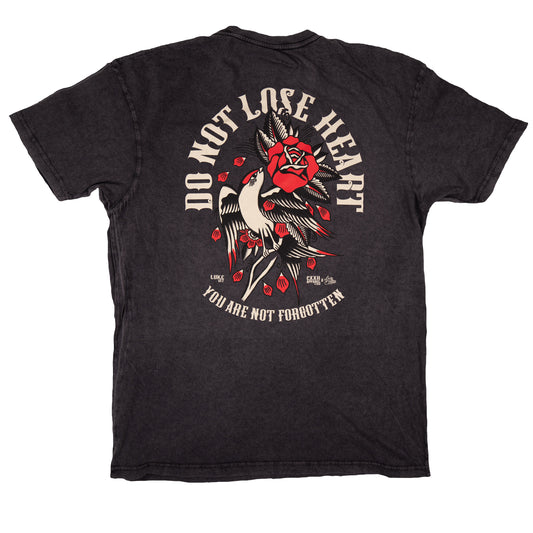 You Are Not Forgotten Vintage Black Tee
