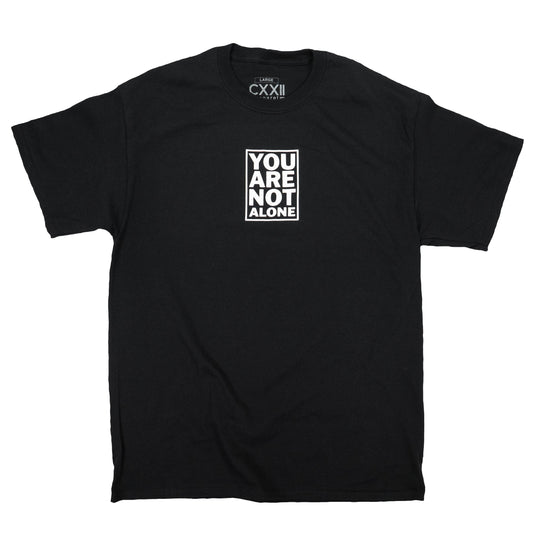 Not Alone Black Street tee