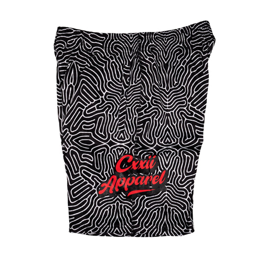 CXXII Hemispheres Heavy Mesh Streetwear Shorts