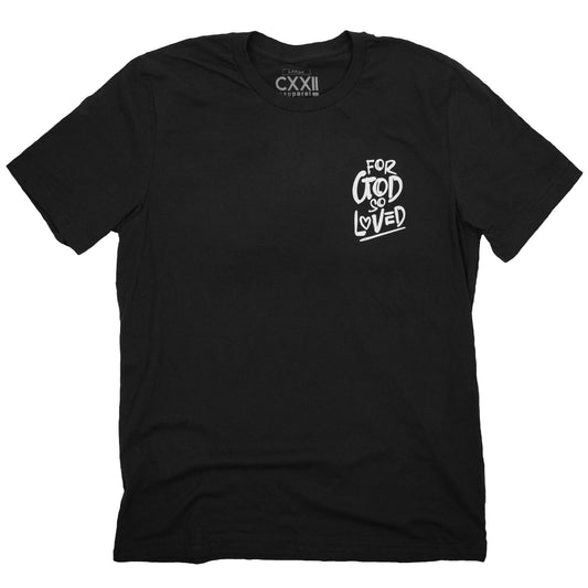 For God So Loved... Vintage Black Tee